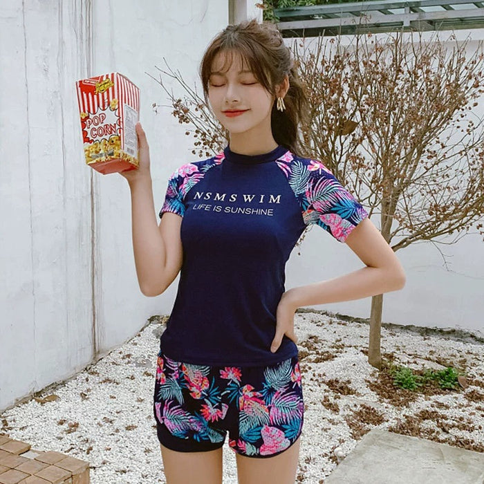 Wholesale Swimsuit sports split type hot spring conservative