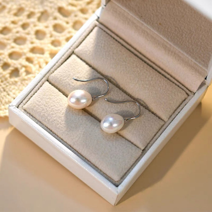 Wholesale Natural Freshwater Pearl Earrings Women's Earrings Design Trendy Women