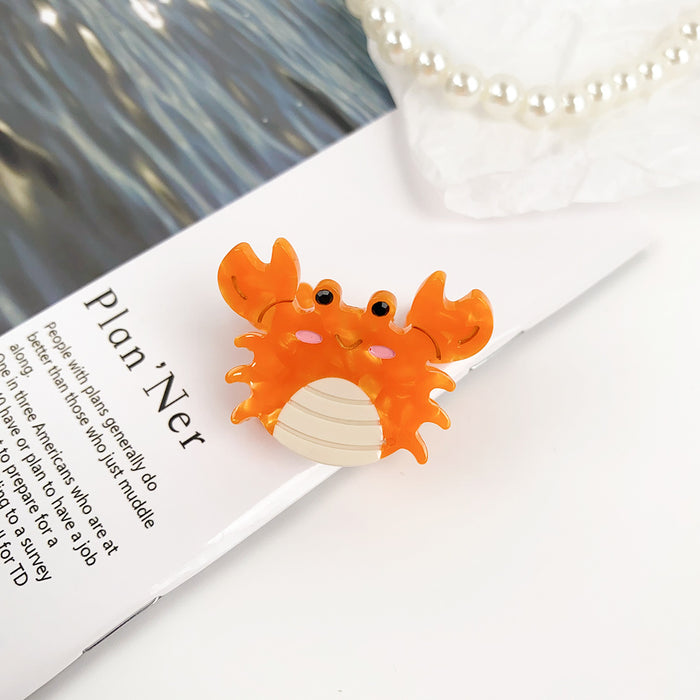 Wholesale Acetate Dolphin Hair Clip Ocean Conch Design Fashion Accessory Gift