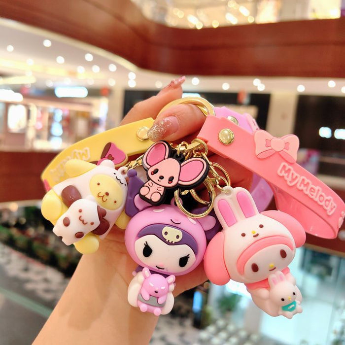 Wholesale PVC Cartoon Doll Keychain JDC-KC-ShuoT026