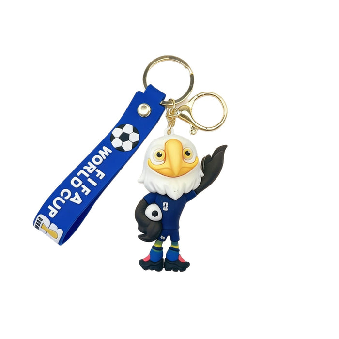 Wholesale World Cup Keychain Cartoon Pendant