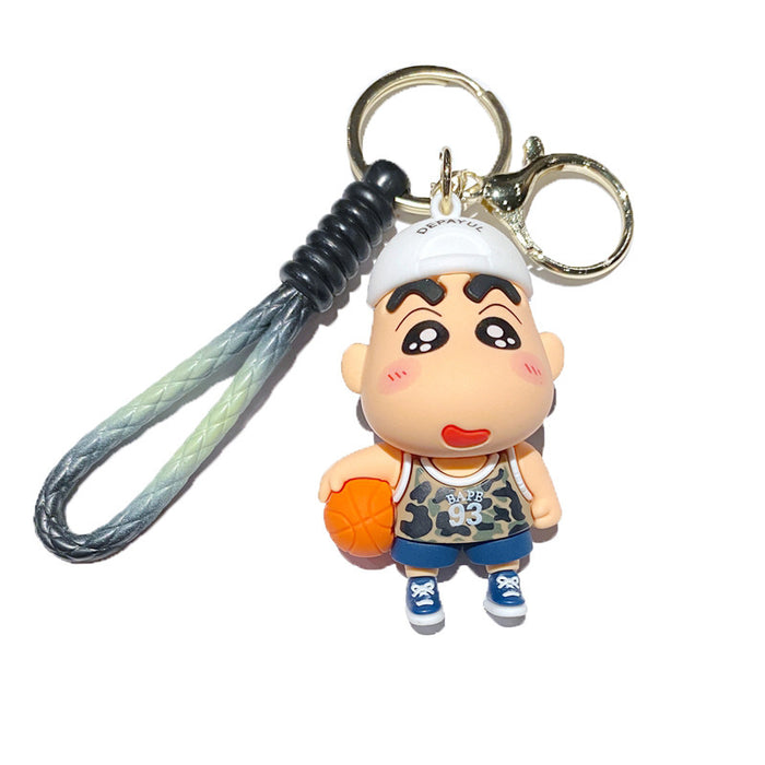 Wholesale   pendant cartoon silicone key chain  car key chain