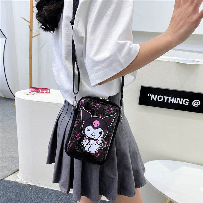 Wholesale New Western style crossbody bag for children, cute printed single shoulder small square bag