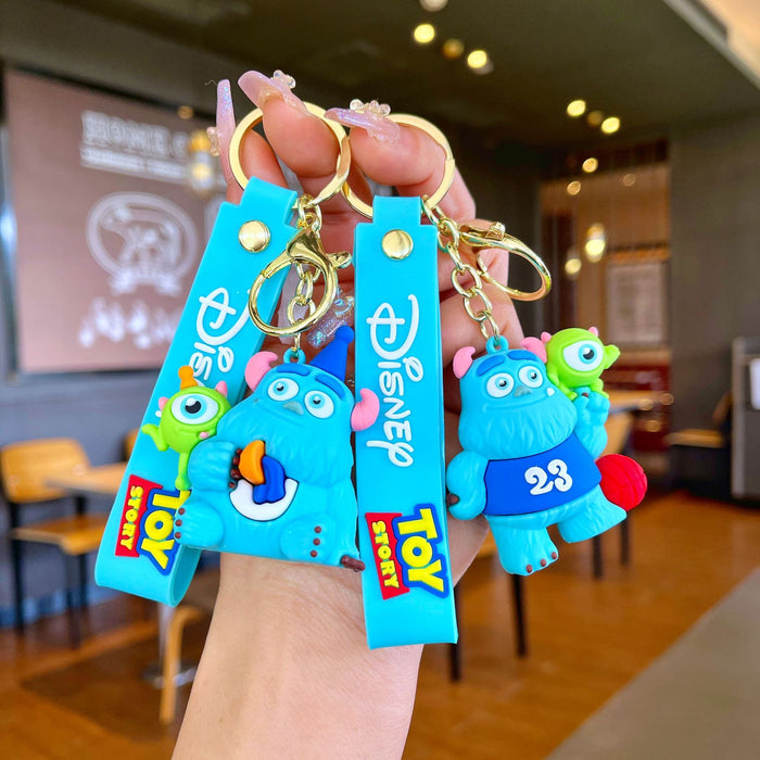 Wholesale Cartoon Monster Keychain Cute Doll Bag Pendant