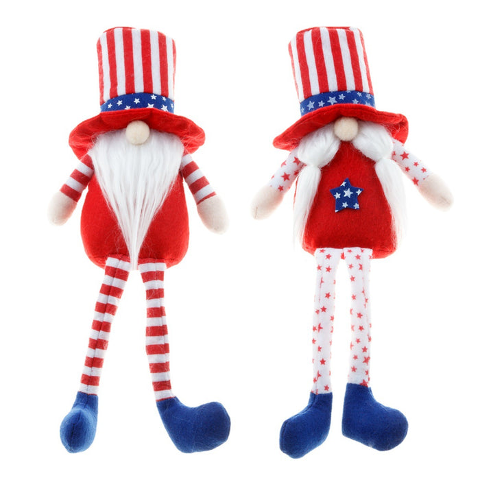 Wholesale New National Day Long Leg Elderly Doll Festival Decoration