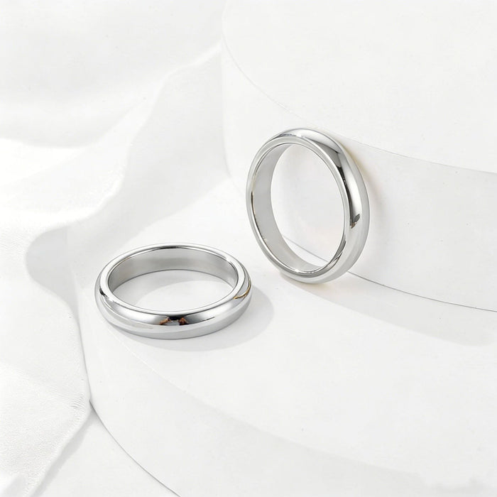 Wholesale Smooth Plain Stainless Steel Ring
