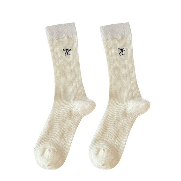 Wholesale Pile up socks, bow tie, mid tube socks