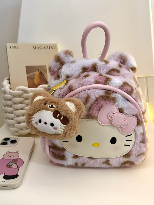 Wholesale Women' s  Cute Cartoon Leopard print Backpack