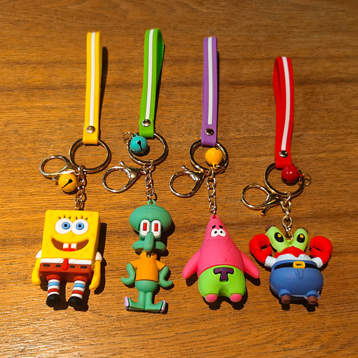 Wholesale Cartoon Doll Silicone Keychain JDC-KC-Tingm130