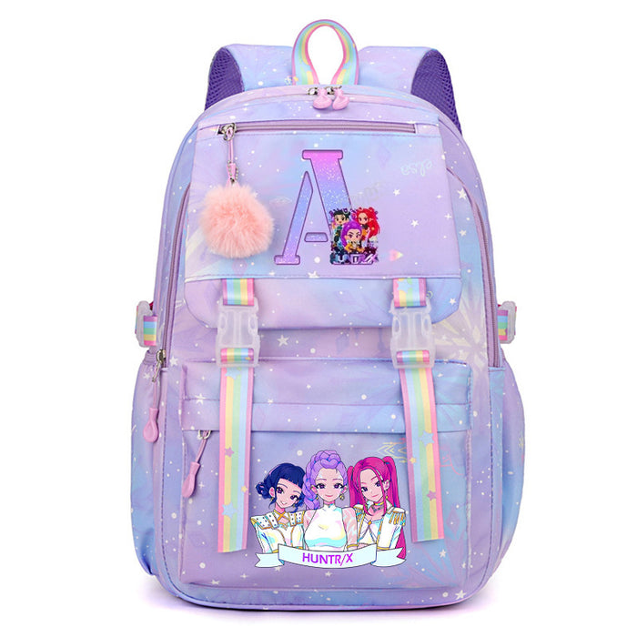 Wholesale KPop letter print large capacity backpack