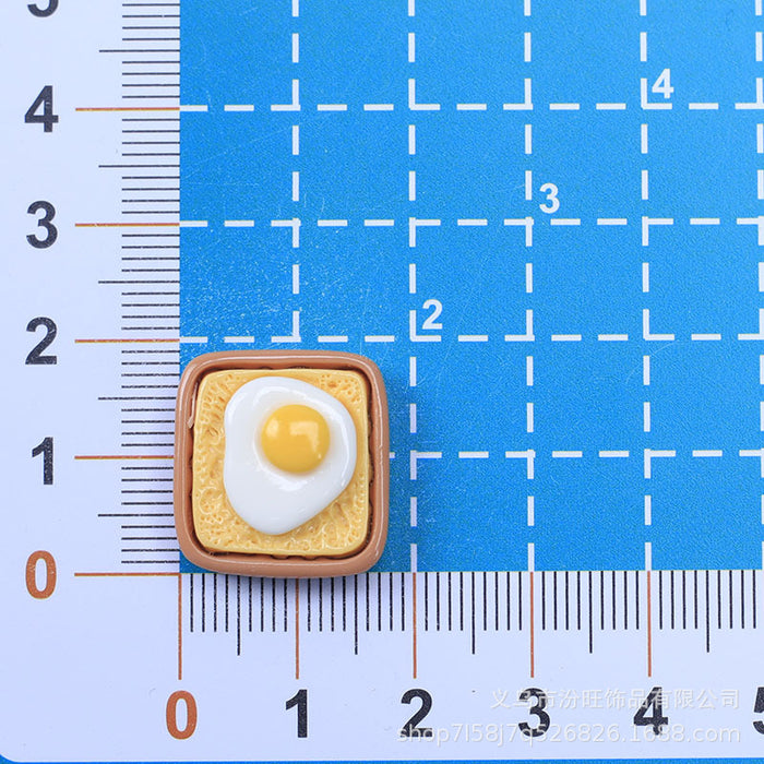 Wholesale Cute Expression Burger Food Toy Cream Glue DIY Resin Accessories Car Sticker Fan Sticker Mobile Phone Case