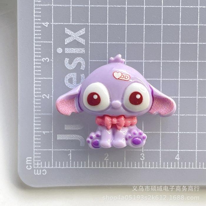 Wholesale Cartoon pink resin accessories cream glue handmade hair accessories mobile phone shell pendant material