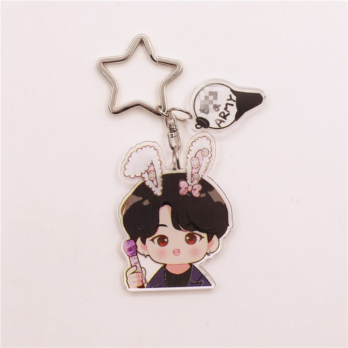 Wholesale Cartoon Acrylic Keychain JDC-KC-HanTian019