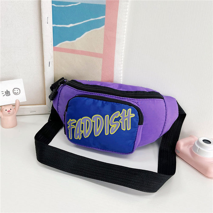 Wholesale Children's Waist Bag  Crossbody Shoulder Bag Waist Bag Girls' Chest Bag Trendy