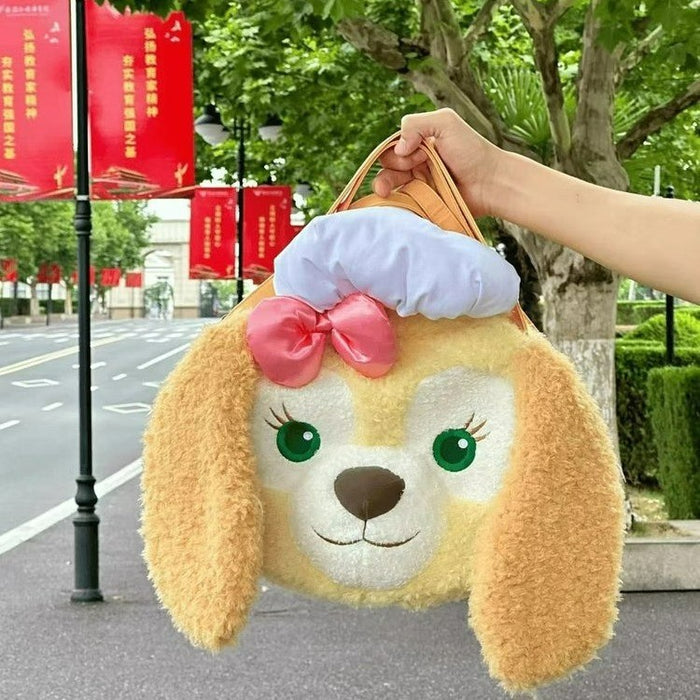 Wholesale Soft Cute Cartoon Plush Cute Backpack Large Portable Crossbody Bag Women's Grasp Gift