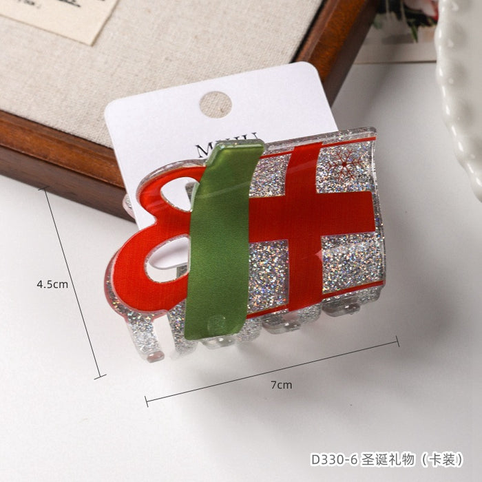 Wholesale Christmas Acrylic Grab Clip Versatile Shark Clip