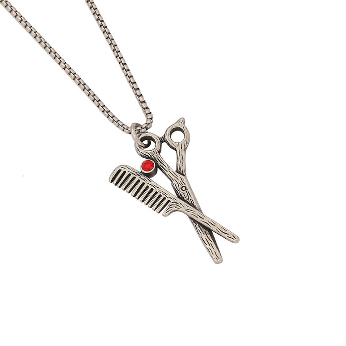 Wholesale Men's Punk Stainless Steel Pendant Necklace JDC-NE-BingM030