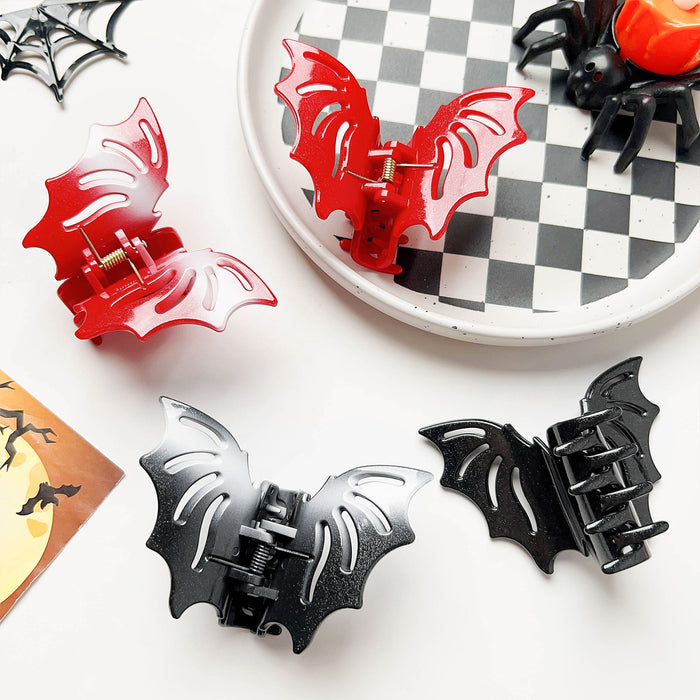 Wholesale  Bat Hair Claw Clip ABS Bat Gripper Hair Accessory Chic Funny Hair Clip For Women Boutique Resale Gift