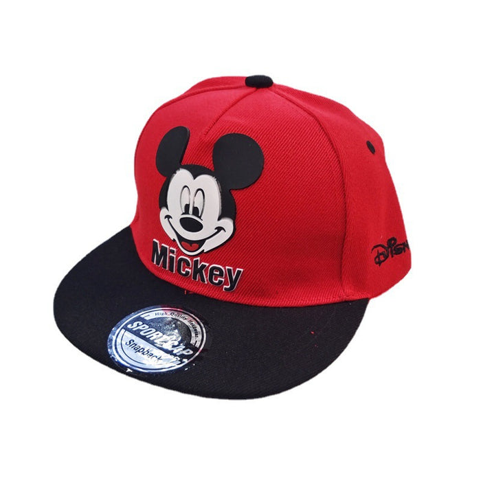 Wholesale Children's cartoon adhesive baseball cap, breathable mesh cap, cute children's sun protection and sunshade hat