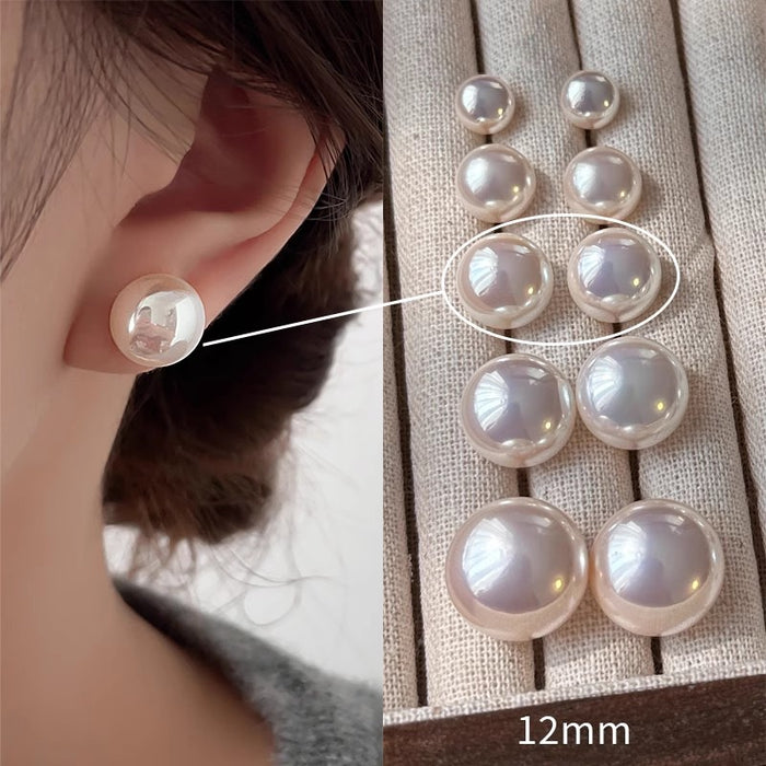 Wholesale Pearl earrings, pure silver needles, niche, high-end, versatile new earrings