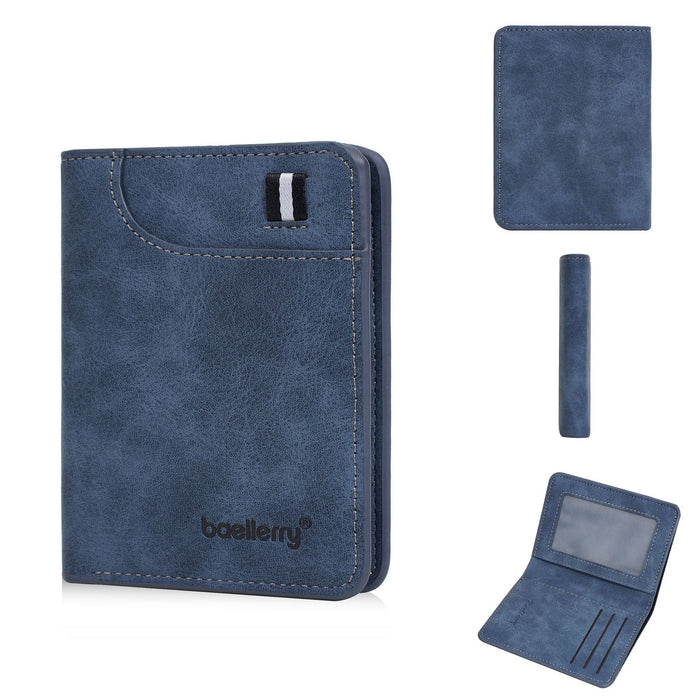 Wholesale Car ing Line Solid Color Thin PU Wallet Fashion Accessory Gift for Daily Matching