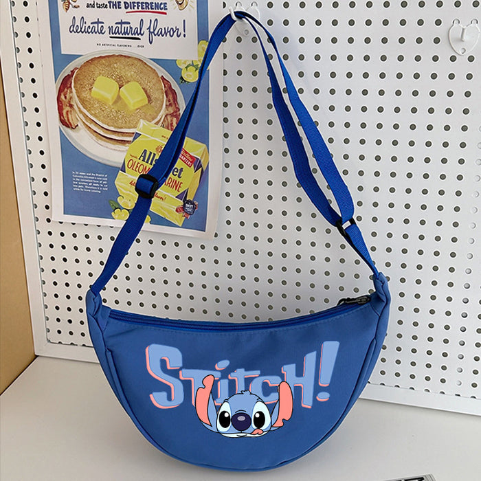 Wholesale Cartoon Print Nylon Crossbody Bag Women' s Bag Dumpling Bag Lightweight Simple Commuting