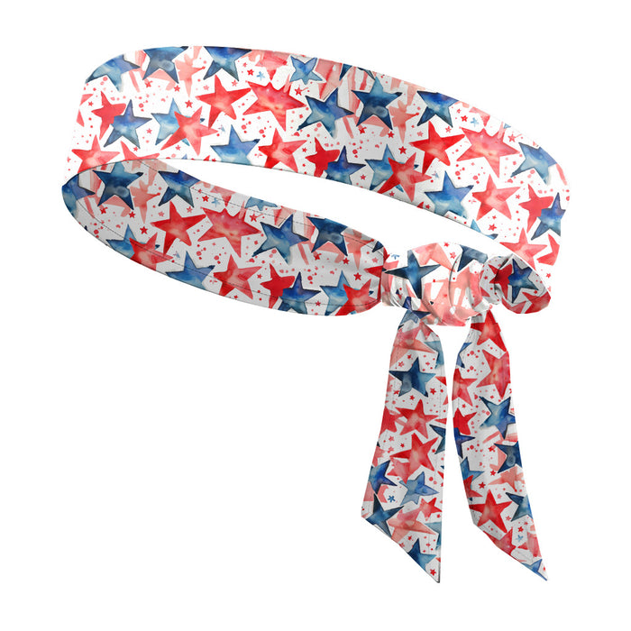 Wholesale 100PCS American Independence Day Hairband Flag Polyester Headband JDC-HD-GuanY010