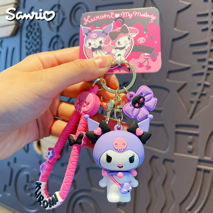 Wholesale Cartoon Doll Silicone Keychain (S) JDC-KC-BaiM073