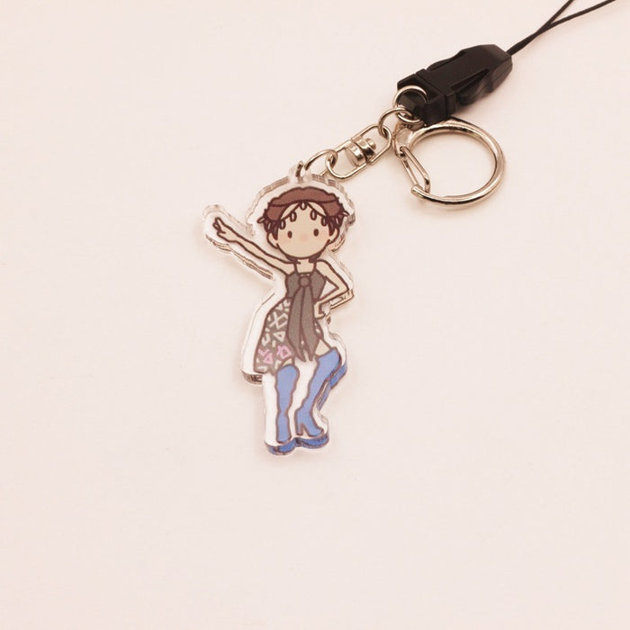 Wholesale Cartoon Acrylic Keychain JDC-KC-HanTian026