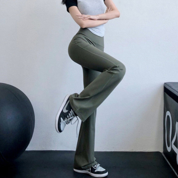 Wholesale Wide leg yoga pants, tight fit, high waist, hip lifting, exercise, fitness, leisure, high elasticity