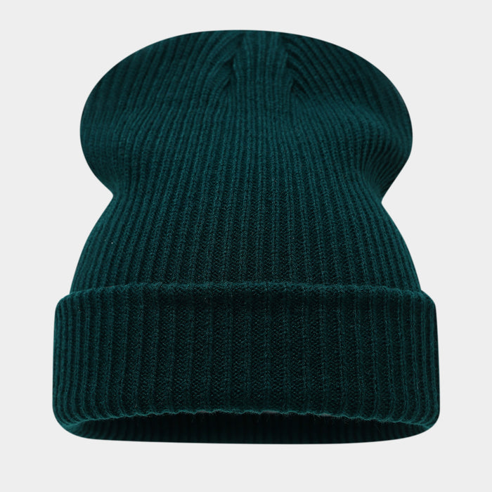 Wholesale Double-striped cuffed pullover warm knitted fashionhat