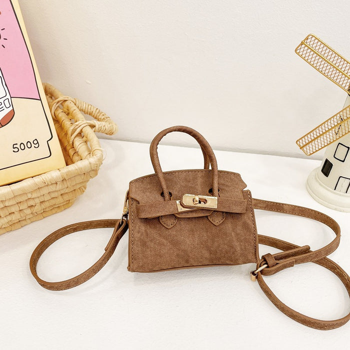 Wholesale New retro denim mini stylish parent-child crossbody bag accessory coin purse for children