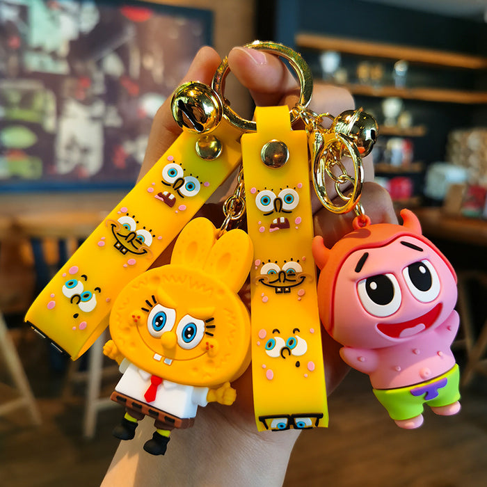 Wholesale Rubber Cartoon Doll Keychain JDC-KC-Tingm178