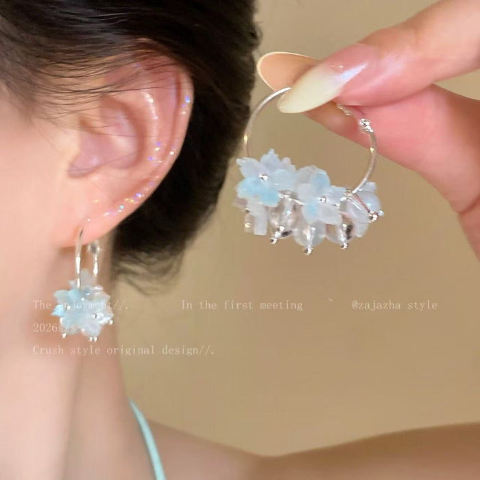 Wholesale Grape Theme Acrylic Earrings - Summer Fashion Jewelry Accessory Gift