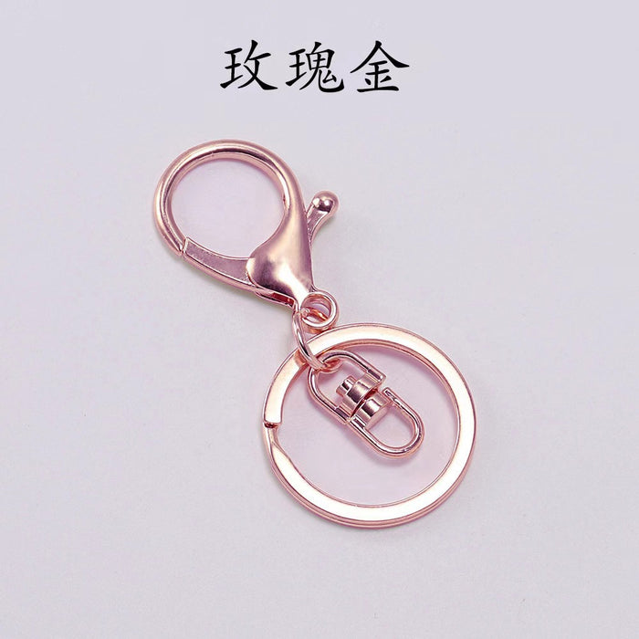 Wholesale  alloy keychain lobster buckle  gold bag doll pendant keychain accessories