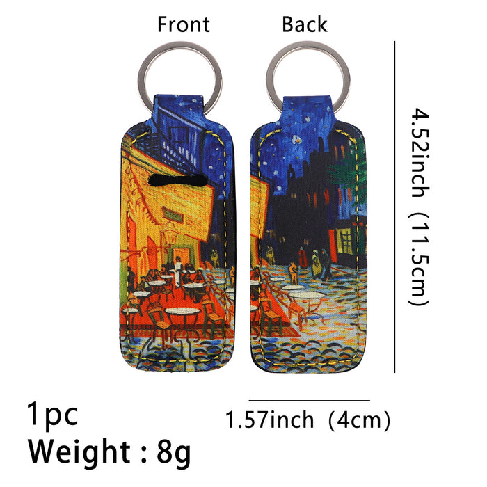 Wholesale Sunflower Lipstick Case Keychain