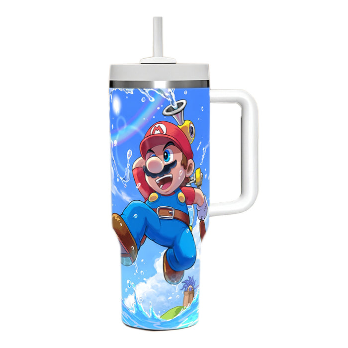 Wholesale 40oz Car Cup  Cartoon Stainless Steel  ice bullies cup Tumbler Thermos Cup
