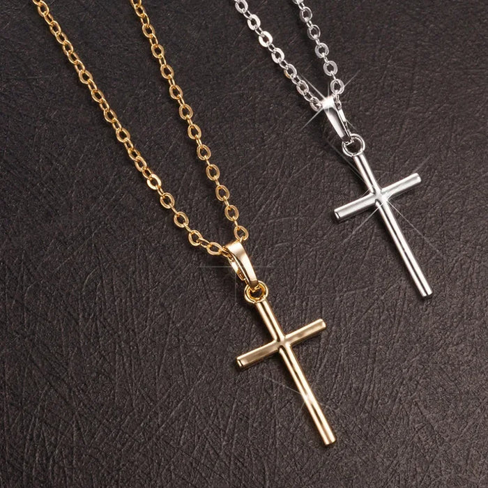 Wholesale Fashion cross pendant necklace, personalized and simple necklace, long pendant, collarbone chain