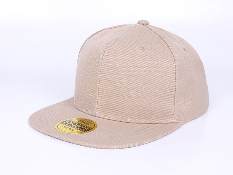 Wholesale Red Solid Color Baseball Cap Flat Brim Skateboard Hip Hop Adjustable Summer Fashion