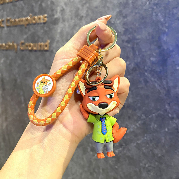 Wholesale Creative keychain, cute car keychain, men's and women's bag, couple's small pendant