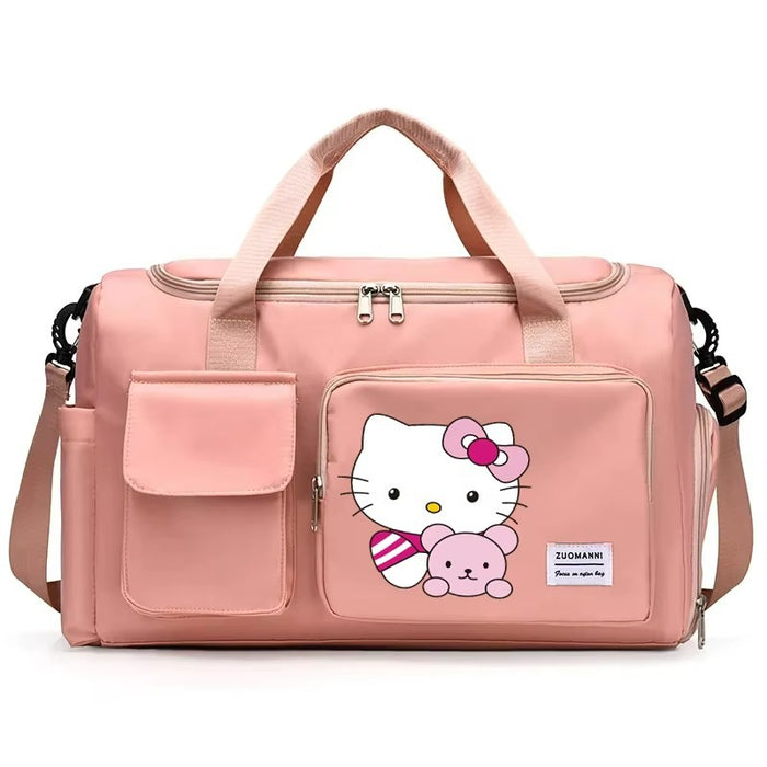 Wholesale Cartoon Printing Large Capacity Sports Handbag Shoulder Bag JDC-HB-Qiqiang002