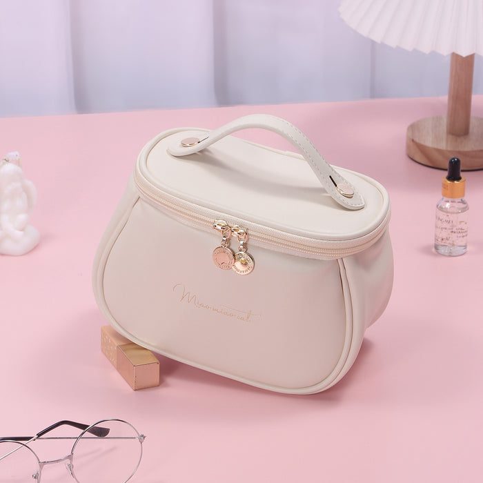 Wholesale Travel toiletry bag, simple makeup bag, zipper, large capacity, portable, high-end feel