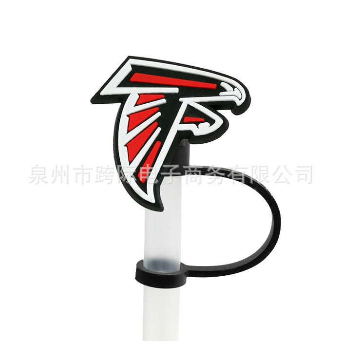 Wholesale 10pcs Silicone American Football Straw Cover JDC-SCR-KuaJ010