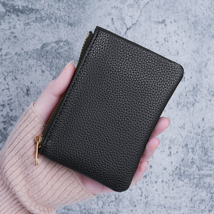 Wholesale Chic Solid Black Card Holder Wallet Boutique Gift
