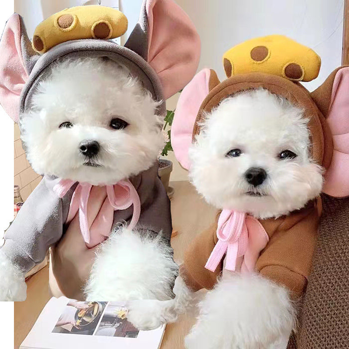 Wholesale Dog Clothes Transformed into Dog and Cat Clothes for Small and Medium-Sized Dogs Pet Supplies,   French Bulldog Cat Clothing
