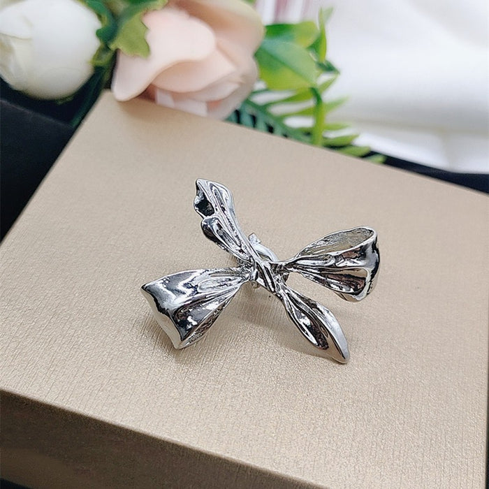 Wholesale Butterfly bow new niche design ear bone clip high-end exquisite versatile earrings wholesale
