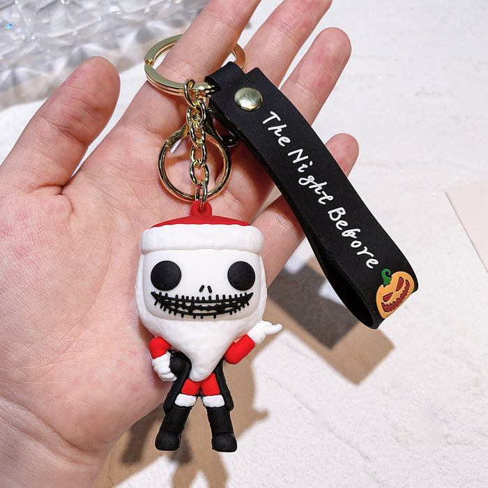 Wholesale Cartoon Silicone Doll Keychain JDC-KC-QiChao052