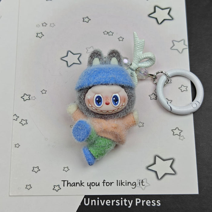 Wholesale Flocked Dancing Doll Keychain