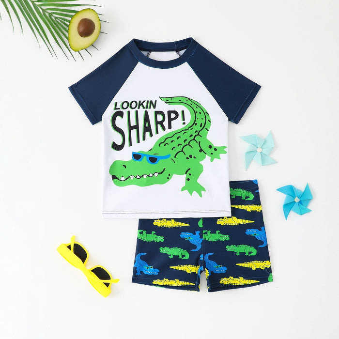 Wholesale Swimming trunks cartoon high elasticity quick drying swimsuit hot spring swimming shorts