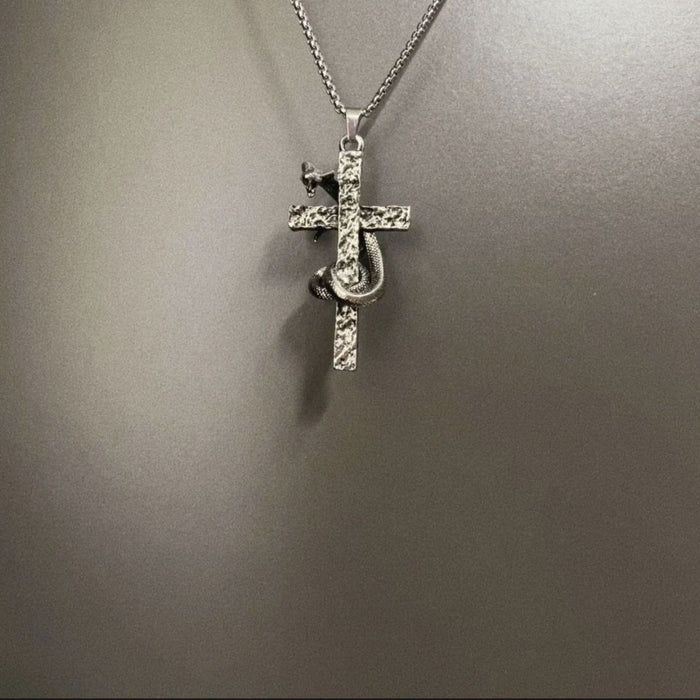 Wholesale Cross Necklace Leather Rope  Jewelry